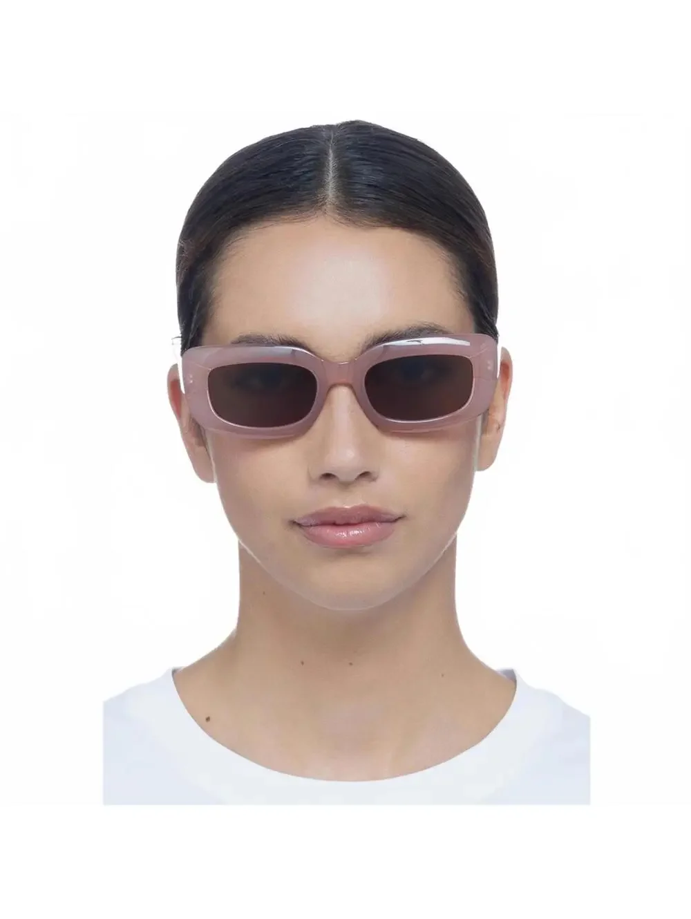 AIRE Orbit 54mm Unisex Rectangular Sunglasses Fawn 50-21-135 NWT